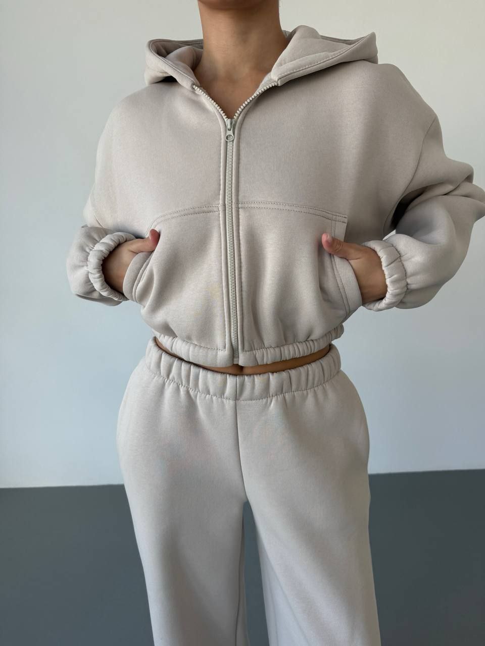 Теплий костюм із тринитки