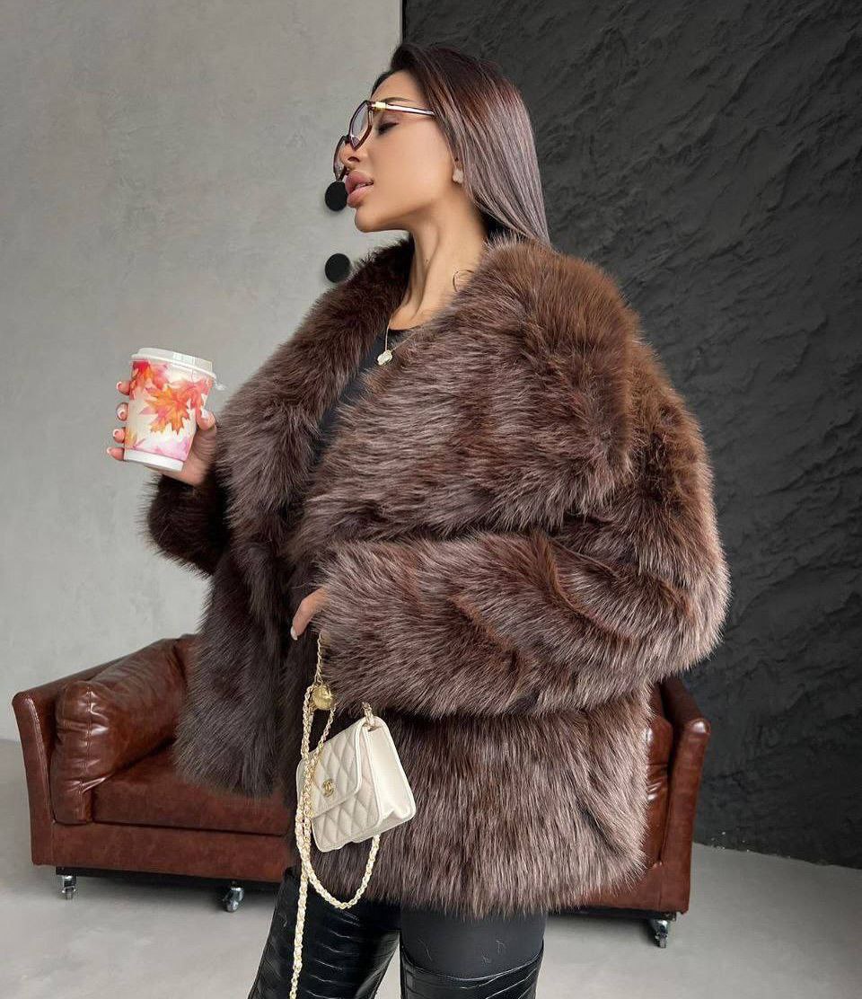 Шуба зі штучного хутра