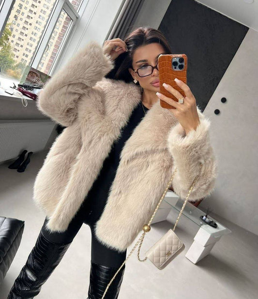 Шуба зі штучного хутра