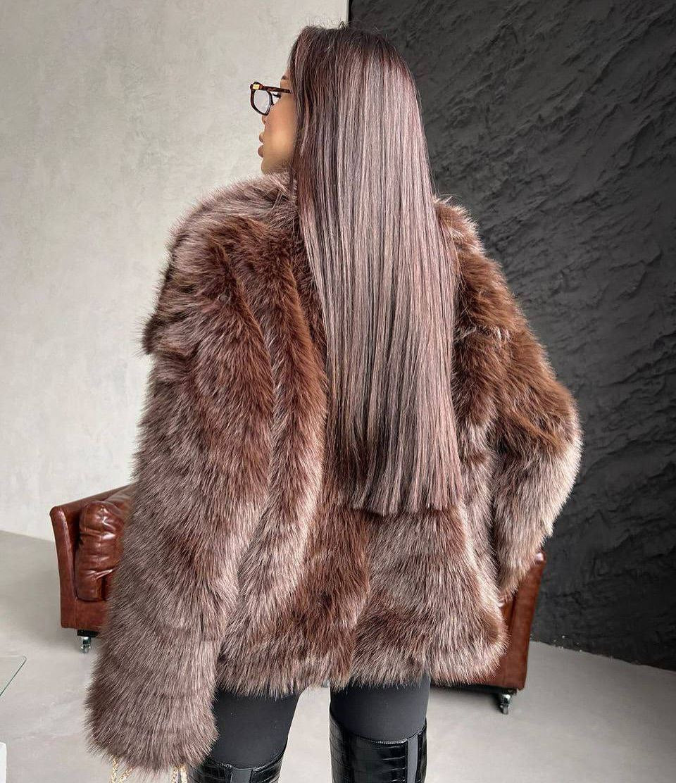 Шуба зі штучного хутра