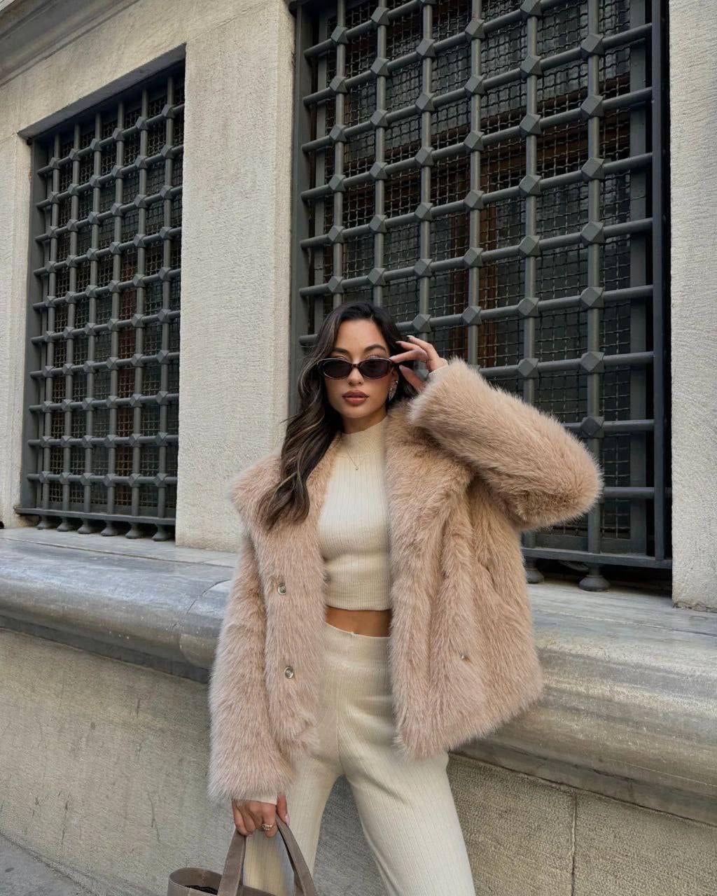 Шуба зі штучного хутра